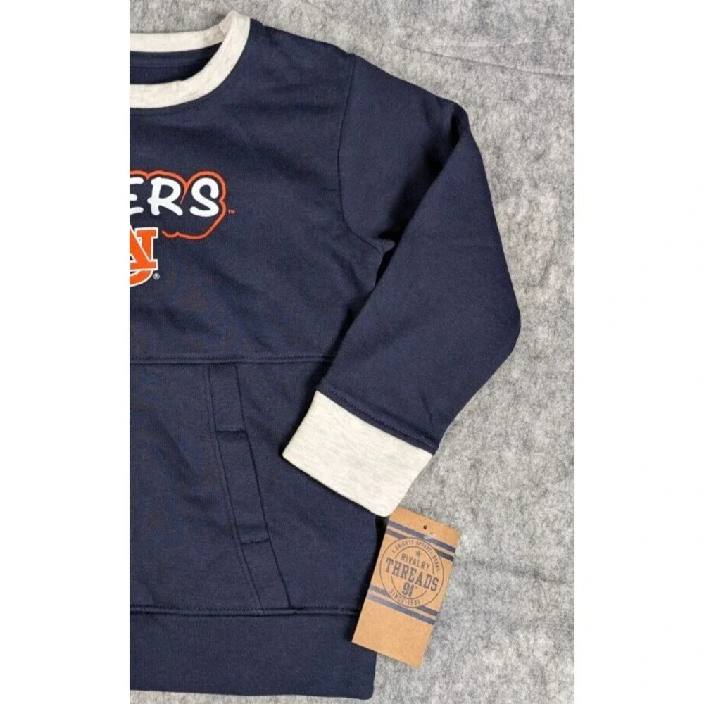 NCAA Auburn Tigers Girls Crew Sweatshirt‎ - S